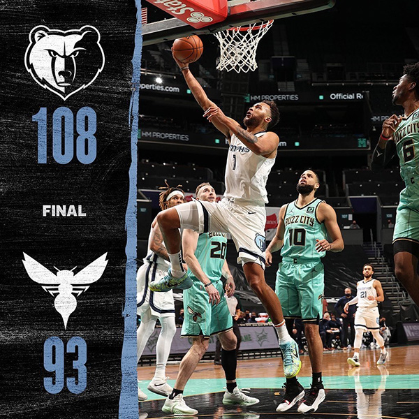 01月02日 NBA常规赛 灰熊vs黄蜂 全场录像