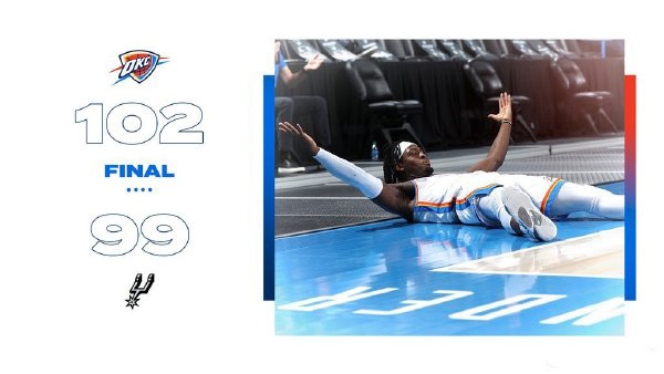 02月25日 NBA常规赛 马刺vs雷霆 全场录像
