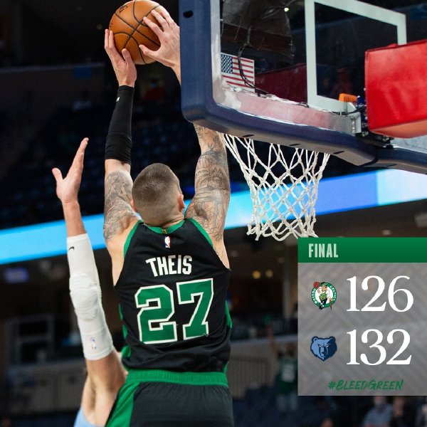 03月23日 NBA常规赛 凯尔特人vs灰熊 全场录像