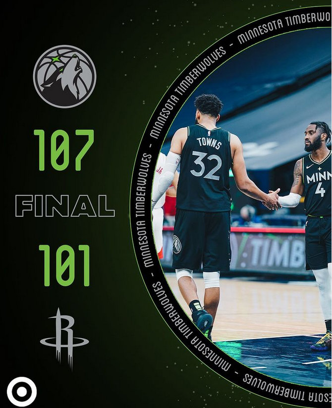 03月27日 NBA常规赛 火箭vs森林狼 全场录像