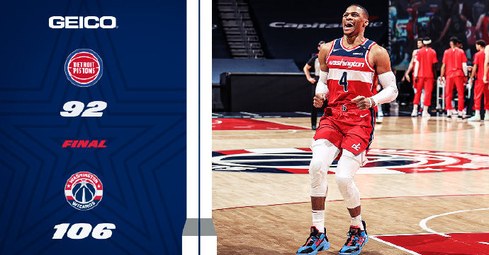 03月28日 NBA常规赛 活塞vs奇才 全场录像