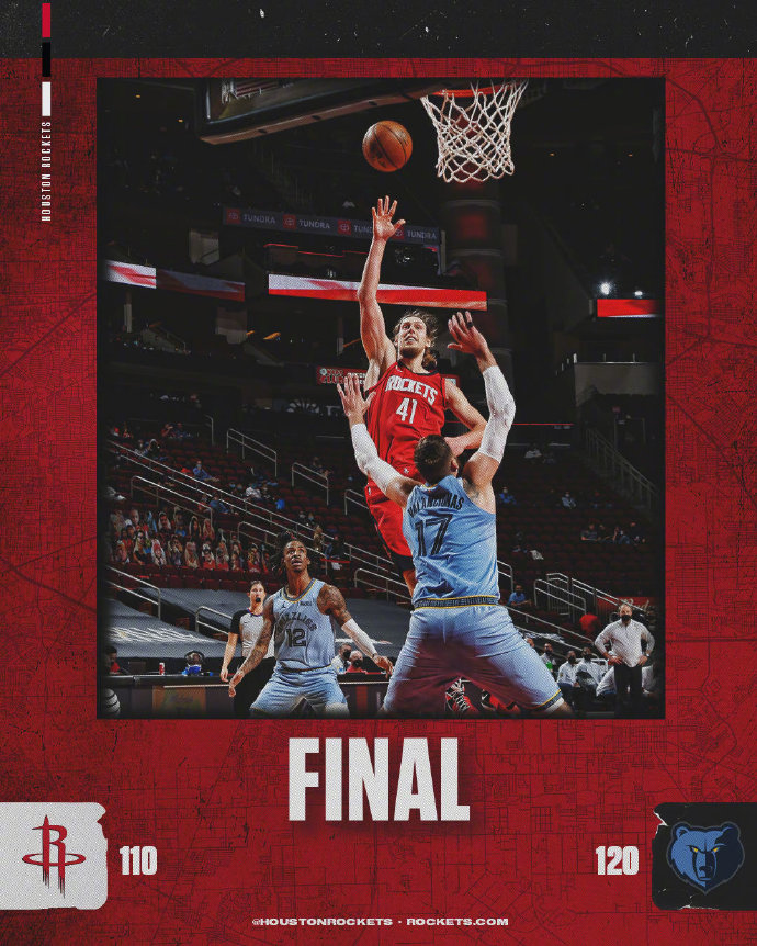 03月30日 NBA常规赛 灰熊vs火箭 全场录像