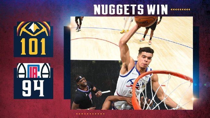 04月02日 NBA常规赛 掘金vs快船 全场录像
