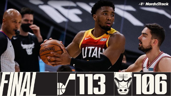 04月03日 NBA常规赛 公牛vs爵士 全场录像