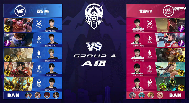2021年KPL春季赛常规赛第1轮 WB vs WE 全场录像