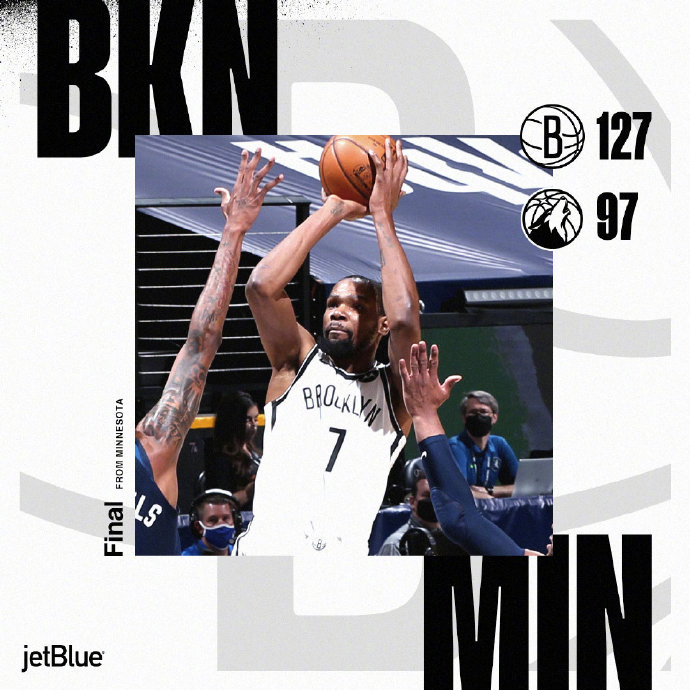04月14日 NBA常规赛 篮网vs森林狼 全场录像