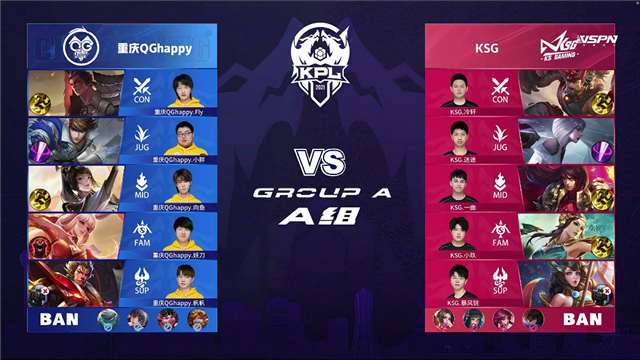 2021年KPL春季赛常规赛第3轮 QG vs KSG 全场录像