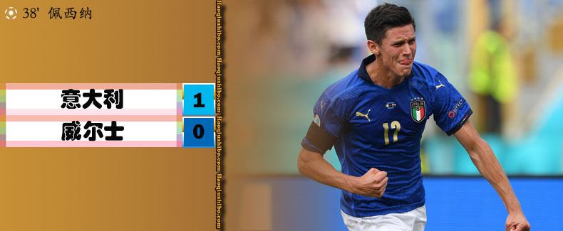 06月21日 欧洲杯第3轮 意大利vs威尔士 全场录像