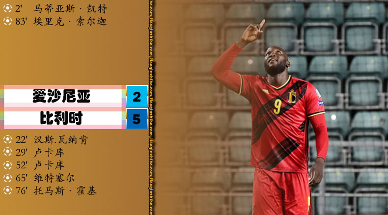 09月03日 世预赛欧洲区 爱沙尼亚vs比利时 全场录像