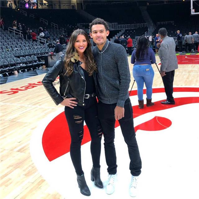 nba球员特雷杨女朋友是谁_特雷杨女友介绍