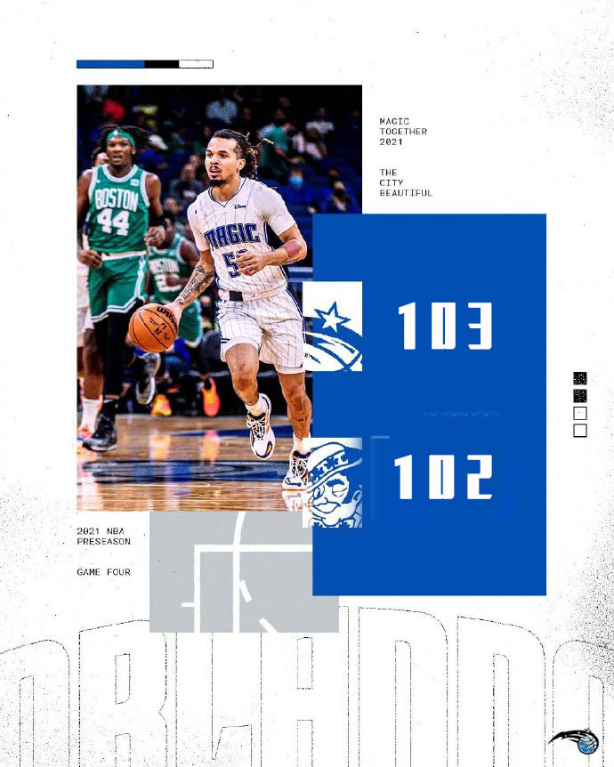 10月14日 NBA季前赛 凯尔特人vs魔术 全场录像