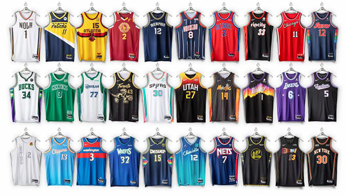 nba30支球队最新城市版球衣_nba2021年城市版球衣
