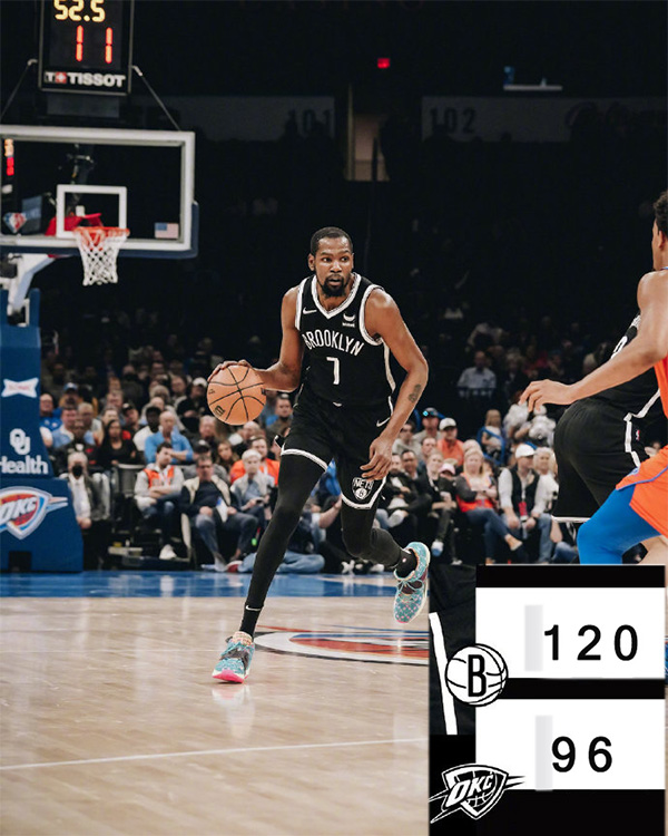 11月15日 NBA常规赛 篮网vs雷霆 全场录像