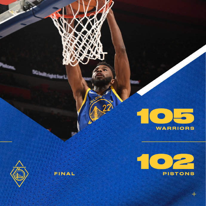 11月20日 NBA常规赛 勇士vs活塞 全场录像
