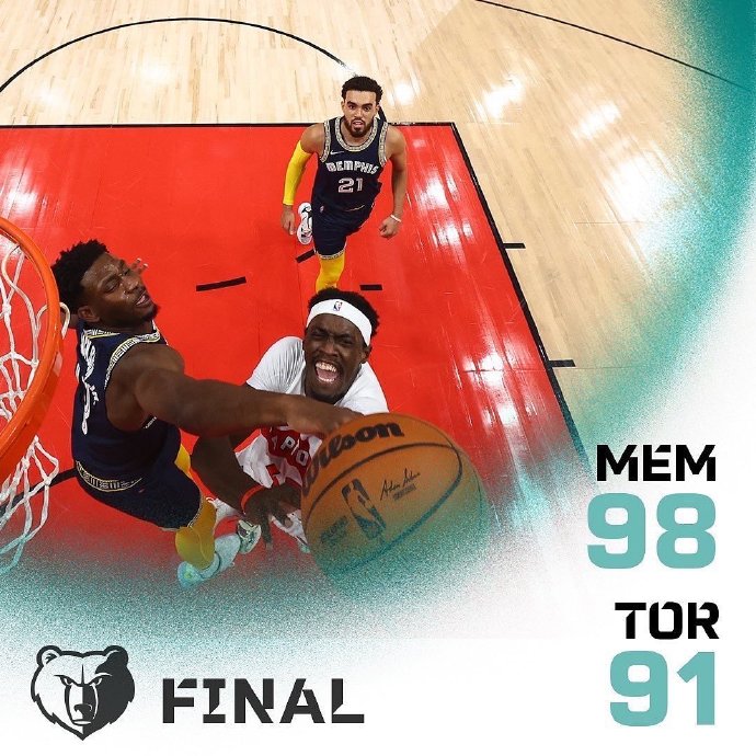 12月01日 NBA常规赛 灰熊vs猛龙 全场录像