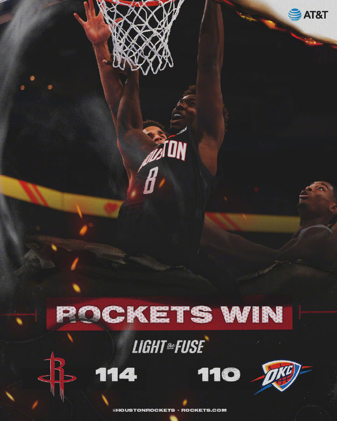 12月02日 NBA常规赛 火箭vs雷霆 全场录像