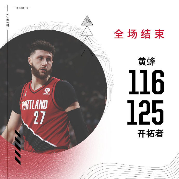 12月18日 NBA常规赛 黄蜂vs开拓者 全场录像
