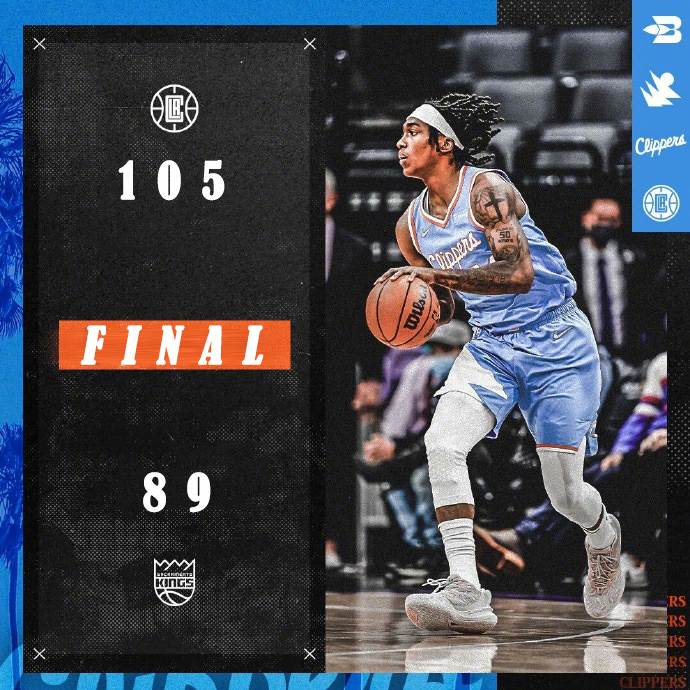 12月23日 NBA常规赛 快船vs国王 全场录像