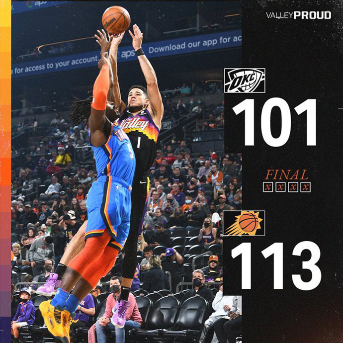 12月24日 NBA常规赛 雷霆vs太阳 全场录像