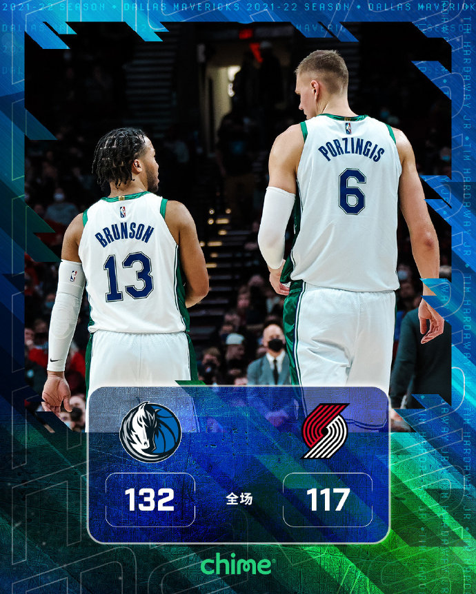 12月28日 NBA常规赛 独行侠vs开拓者 全场录像