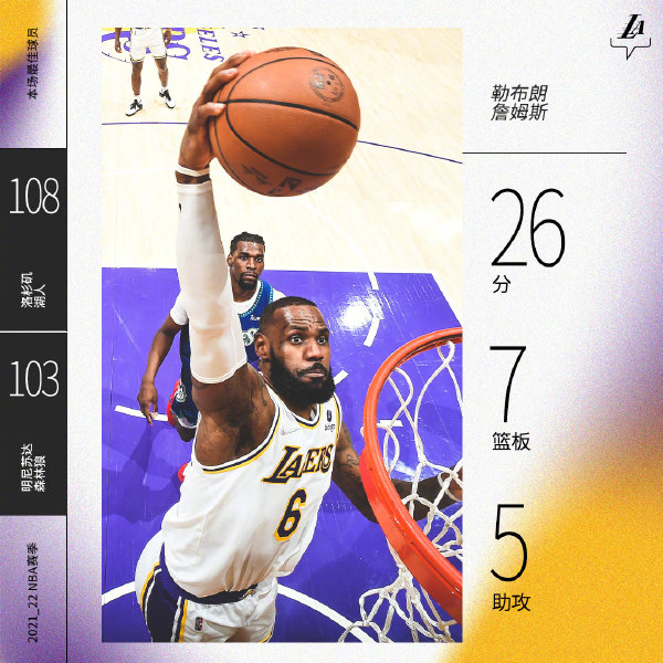 01月03日 NBA常规赛 森林狼vs湖人 全场录像