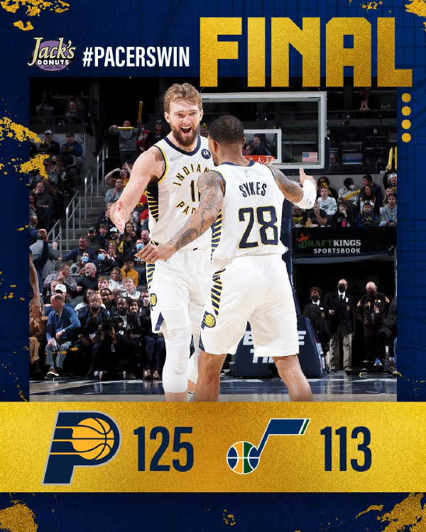 01月09日 NBA常规赛 爵士vs步行者 全场录像