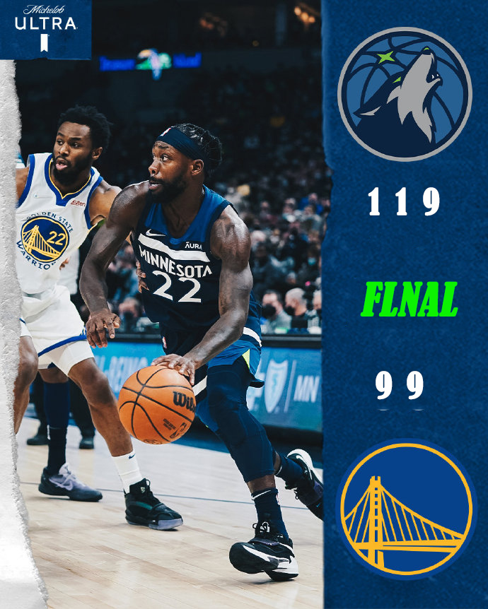 01月17日 NBA常规赛 勇士vs森林狼 全场录像