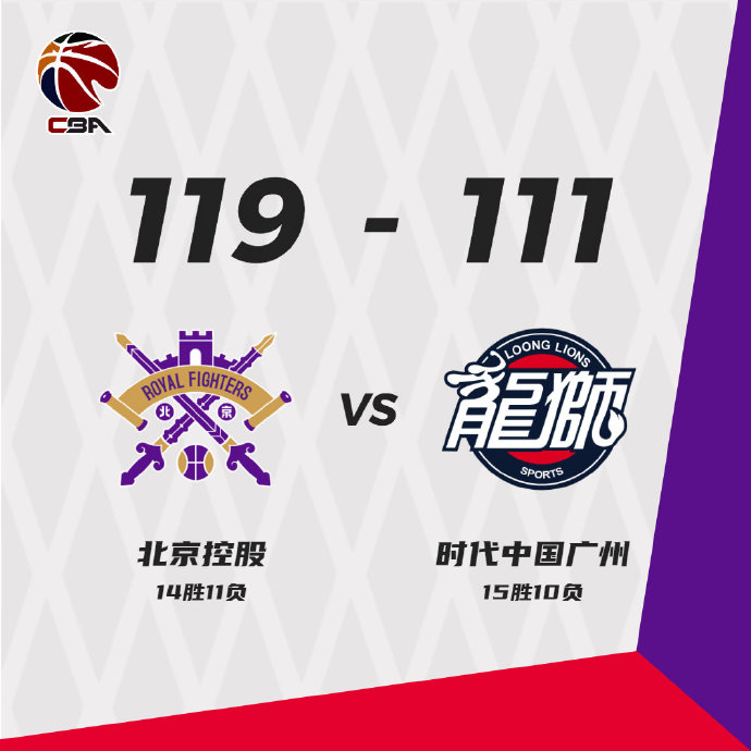 01月20日 CBA常规赛 北控vs广州 全场录像