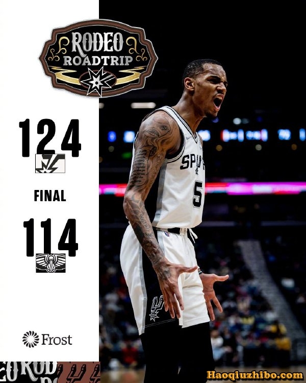 02月13日 NBA常规赛 马刺vs鹈鹕 全场录像