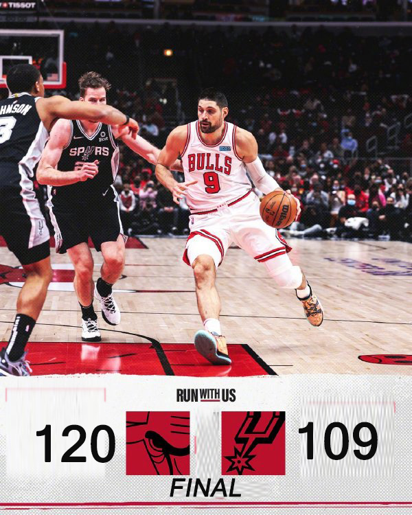 02月15日 NBA常规赛 马刺vs公牛 全场录像