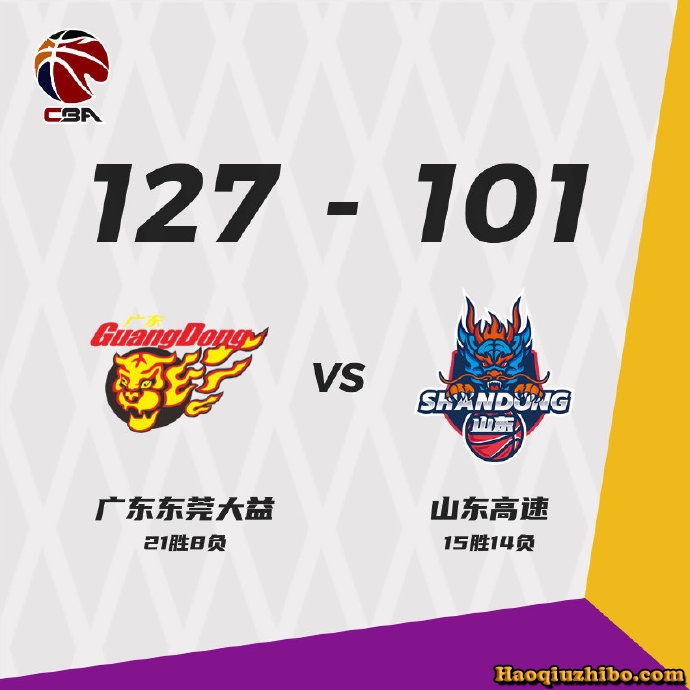 03月01日 CBA常规赛 广东vs山东 全场录像