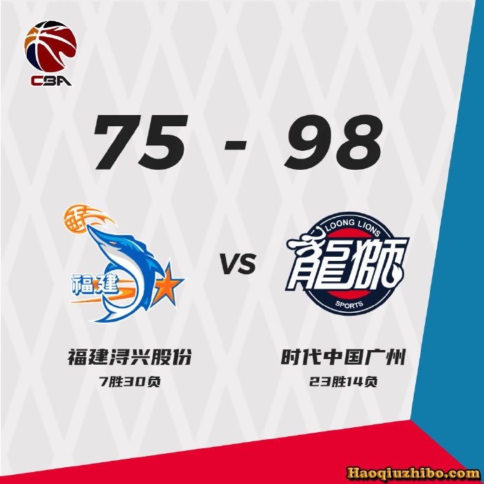 03月19日 CBA常规赛 福建vs广州 全场录像