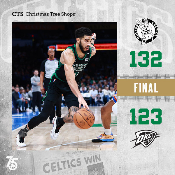 03月22日 NBA常规赛 凯尔特人vs雷霆 全场录像