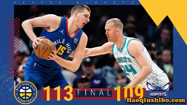 03月29日 NBA常规赛 掘金vs黄蜂 全场录像