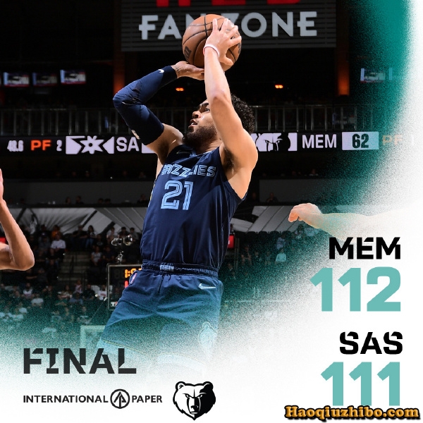 03月31日 NBA常规赛 灰熊vs马刺 全场录像
