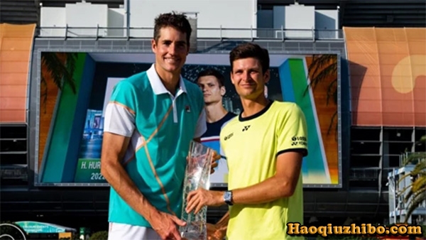 2022ATP迈阿密站男双决赛 库尔霍夫组合vs胡尔卡奇组合 全场录像