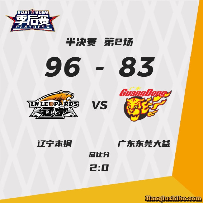 04月14日 CBA季后赛半决赛G2 辽宁vs广东 全场录像
