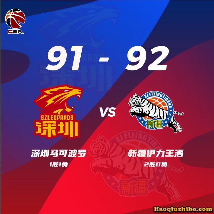 10月13日 CBA常规赛 深圳vs新疆 全场录像
