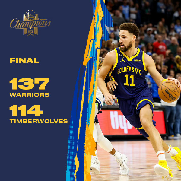 11月28日 NBA常规赛 勇士vs森林狼 全场录像