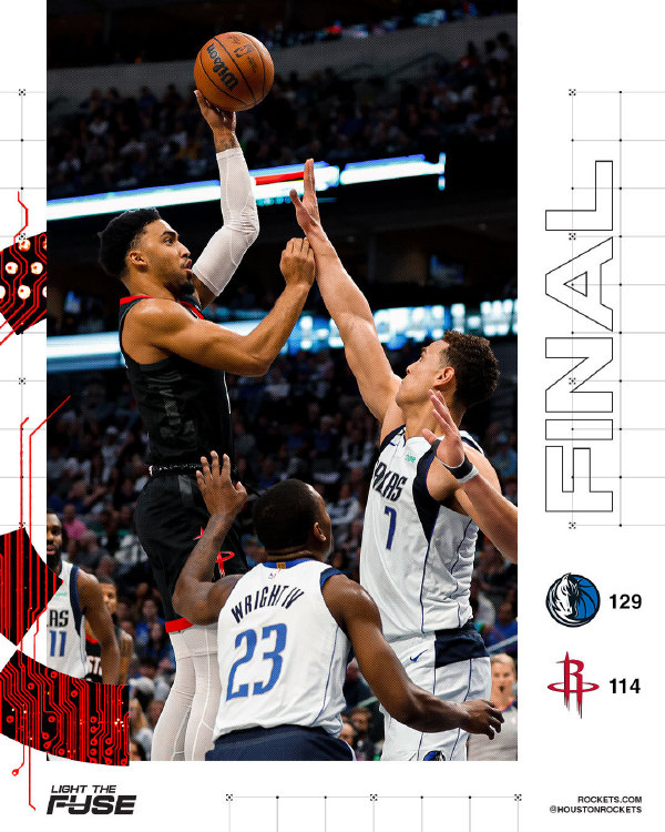 12月30日 NBA常规赛 火箭vs独行侠 全场录像
