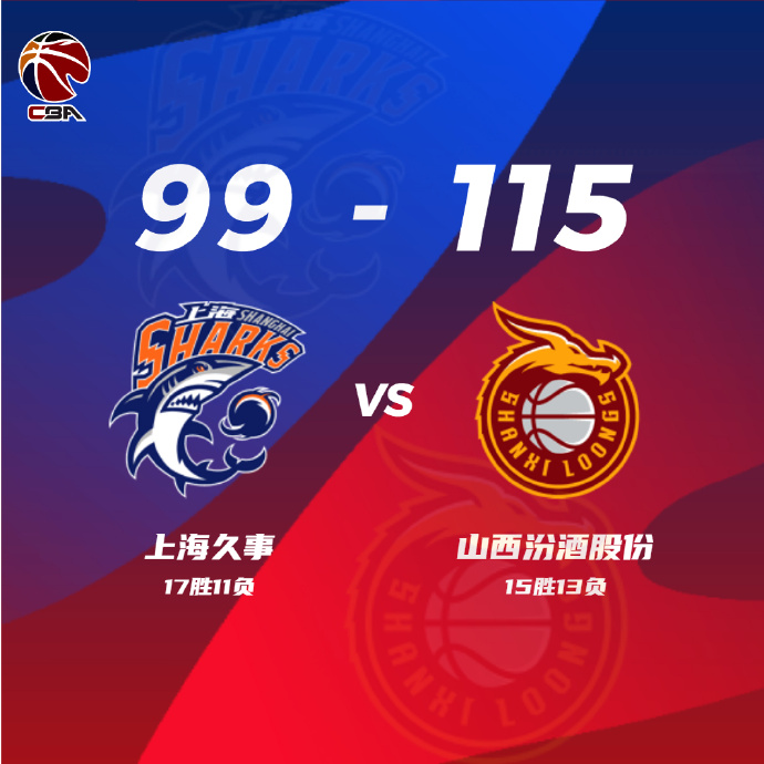 01月19日 CBA常规赛 上海vs山西 全场录像