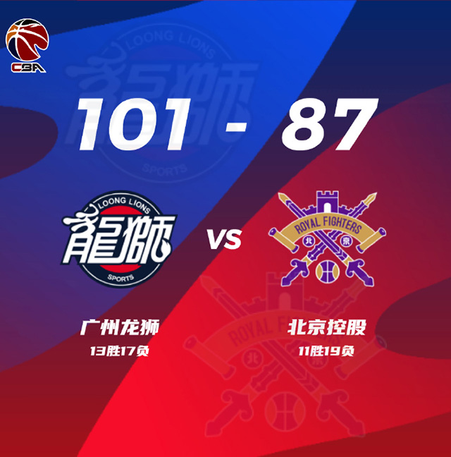 03月04日 CBA常规赛 广州vs北控 全场录像
