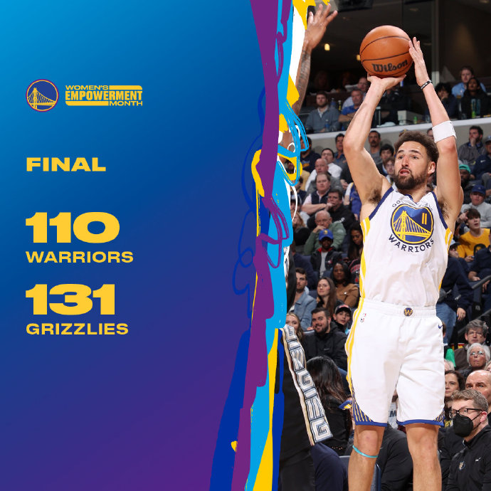 03月10日 NBA常规赛 勇士vs灰熊 全场录像