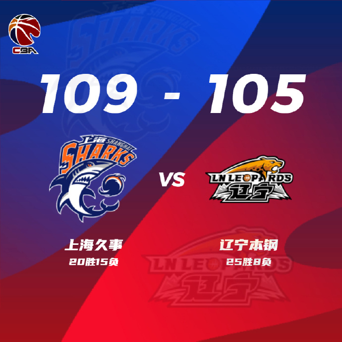 03月15日 CBA常规赛 上海vs辽宁 全场录像