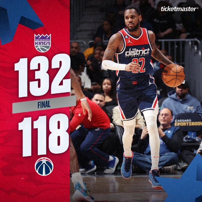 03月19日 NBA常规赛 国王vs奇才 全场录像