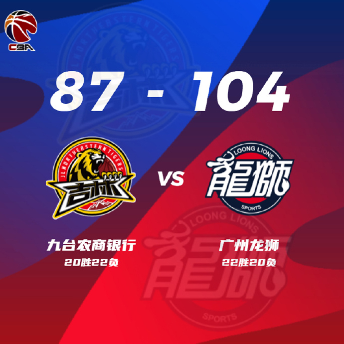 04月05日 CBA常规赛最后一轮 吉林vs广州 全场录像