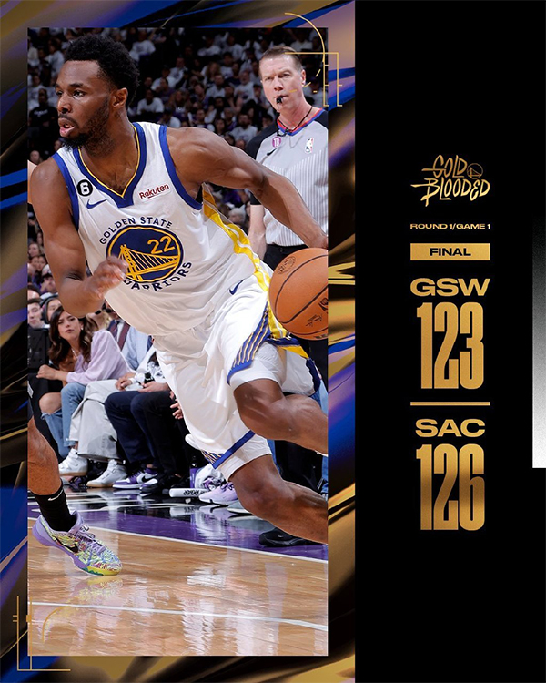 04月16日 NBA季后赛首轮G1 勇士vs国王 全场录像