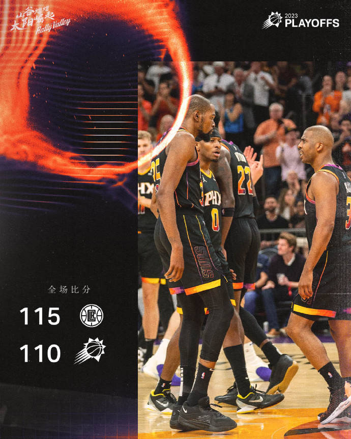 04月17日 NBA季后赛首轮G1 快船vs太阳 全场录像