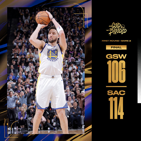 04月18日 NBA季后赛首轮G2 勇士vs国王 全场录像