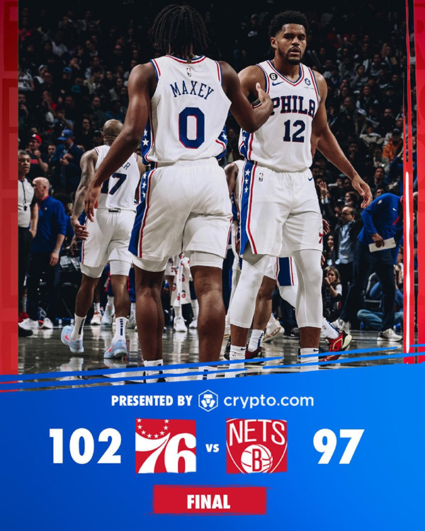 04月21日 NBA季后赛首轮G3 76人vs篮网 全场录像